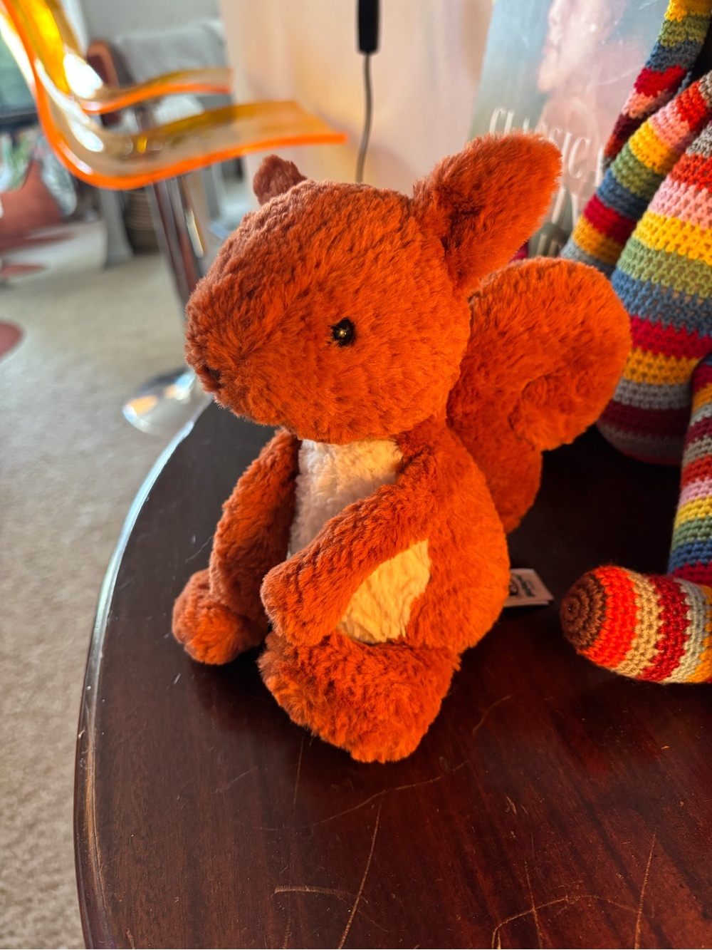 Retired rare tumbletuff squirrel jellycat